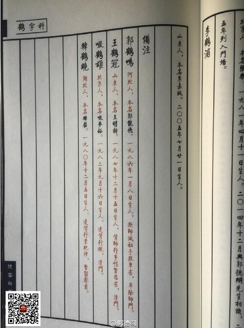 德云社家譜解讀，二云被除名，歐弟在列，內附簡體文字版 郭鶴鳴 郭德綱 歐弟 家譜 德云社 3030說  第4張
